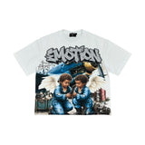 Mixed Emotion “Airborne” Tee White