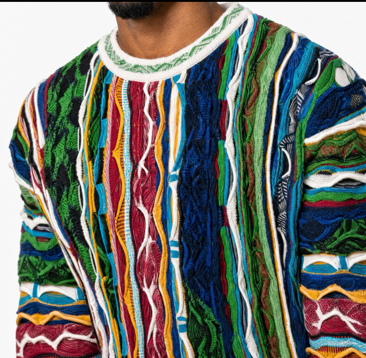 Coogi Australia Miami Crewneck Sweater Multi