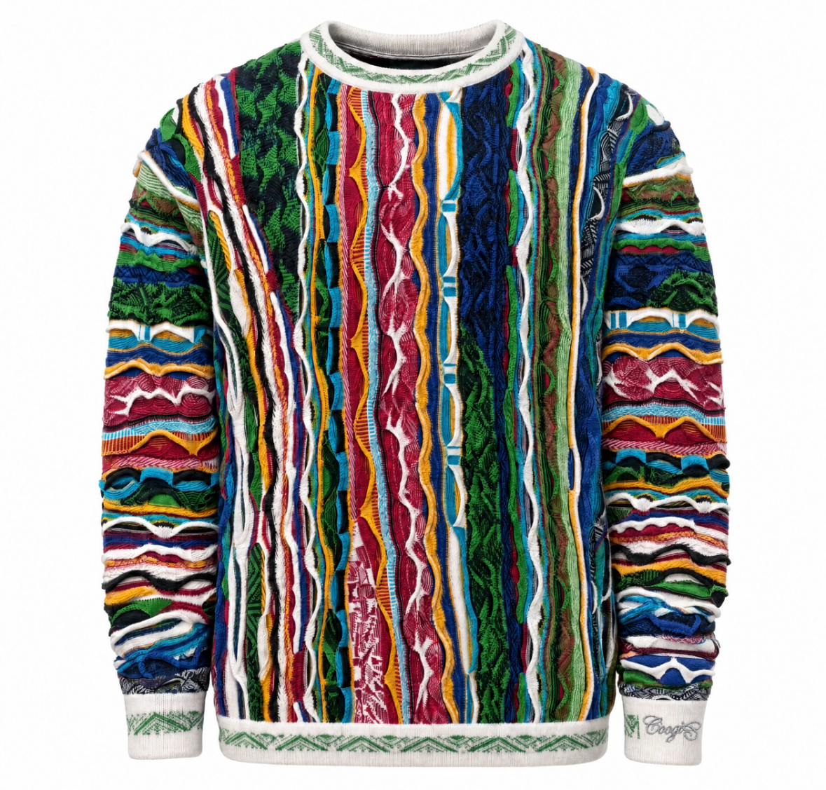 Coogi Australia Miami Crewneck Sweater Multi