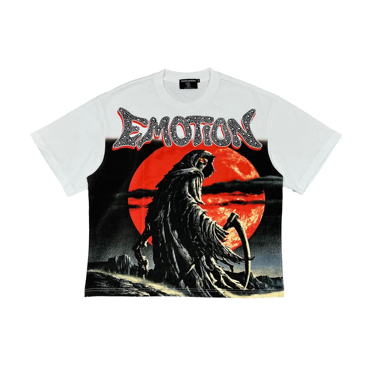Mixed Emotion “Reaper” Tee White