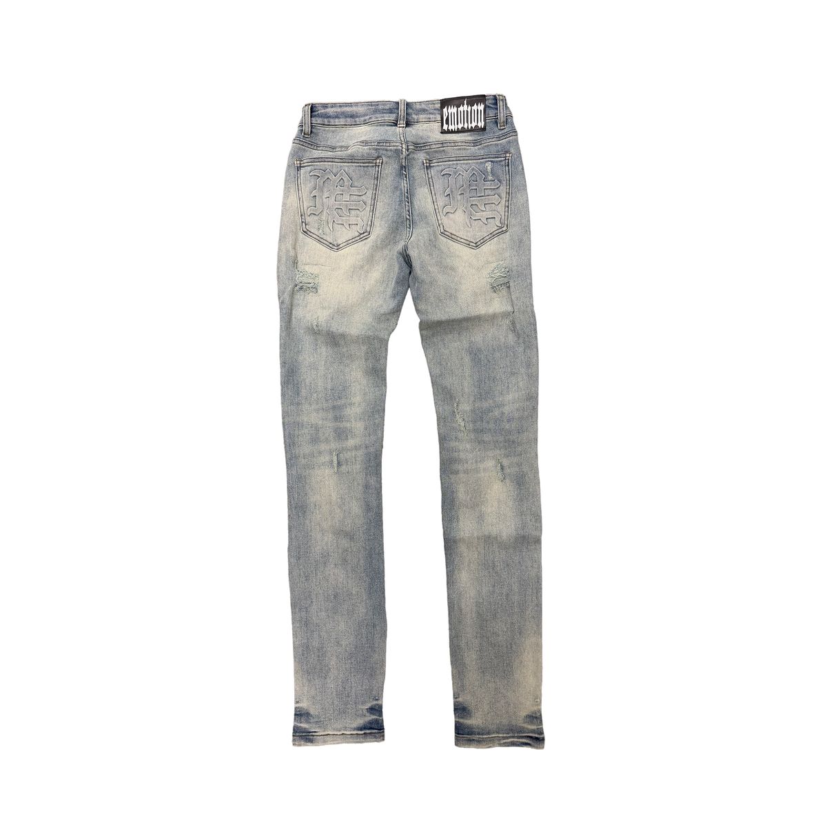 Mixed Emotion Blue “001” Denim Jean