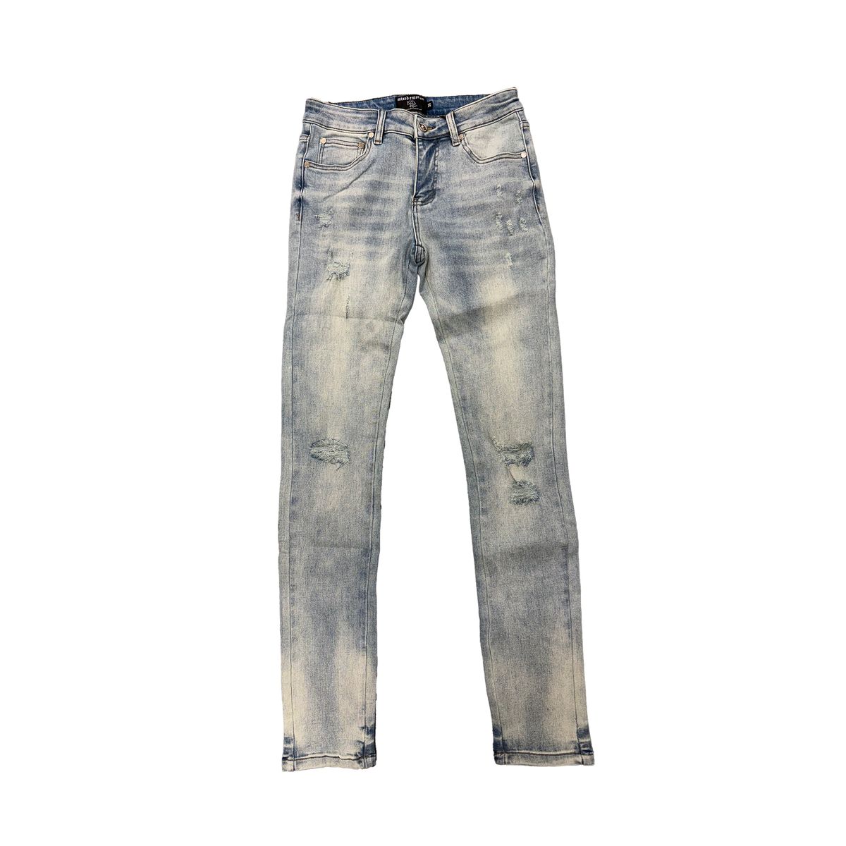 Mixed Emotion Blue “001” Denim Jean