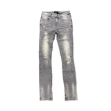 Mixed Emotion Grey “001” Denim Jean