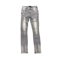 Mixed Emotion Grey “001” Denim Jean