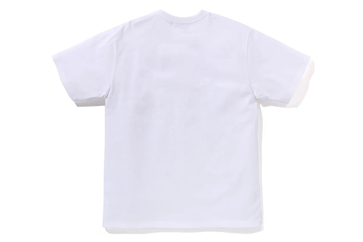 Bape Japanese Circle Ape Head Tee White