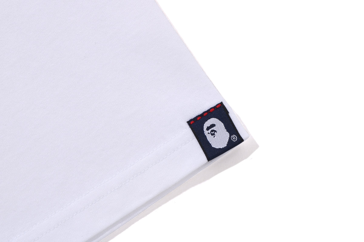 Bape Japanese Circle Ape Head Tee White