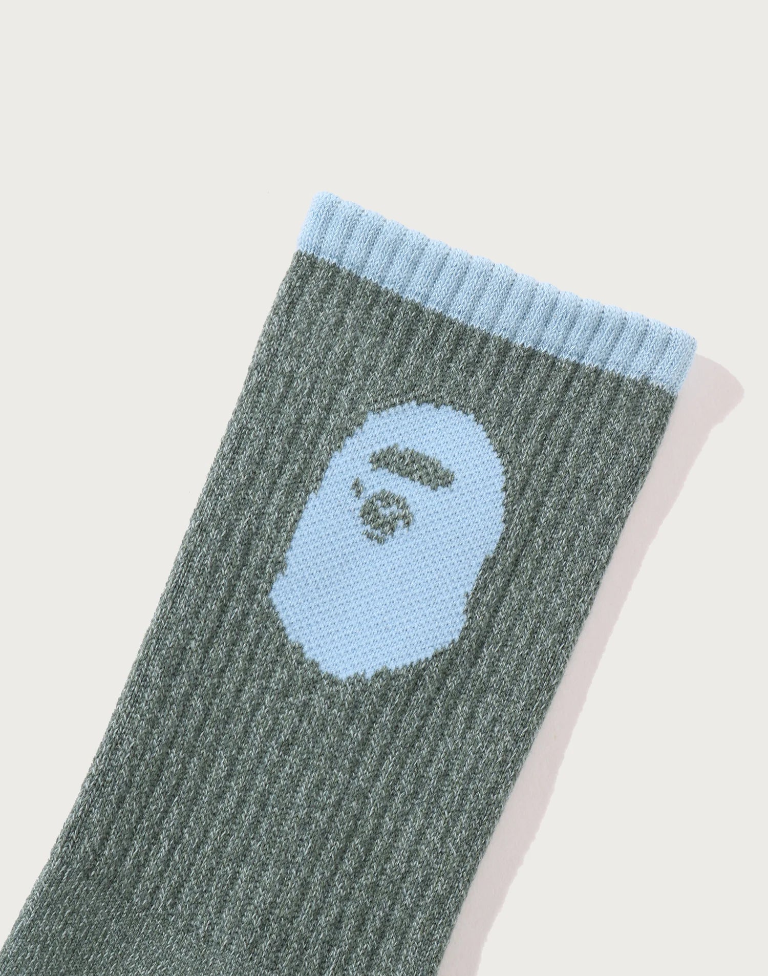 Bape Men's Ape Head Line Socks Green