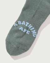 Bape Men's Ape Head Line Socks Green