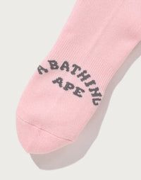 Bape Men's Ape Head Line Socks Pink