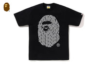 Bape Japan Ape Head Tee Black