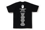 Bape Japan Ape Head Tee Black