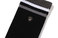 Bape Baby Milo Line Socks Black