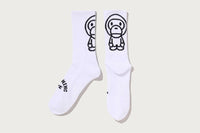 Bape Baby Milo Socks White