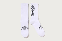 Bape Baby Milo Socks White