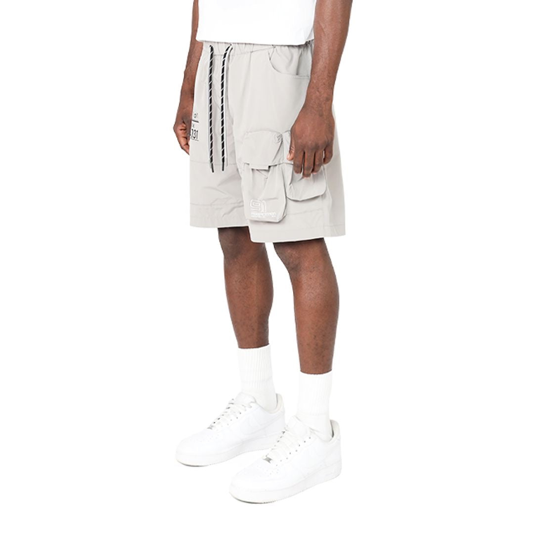 Smoke Rise Utility cargo short - light grey