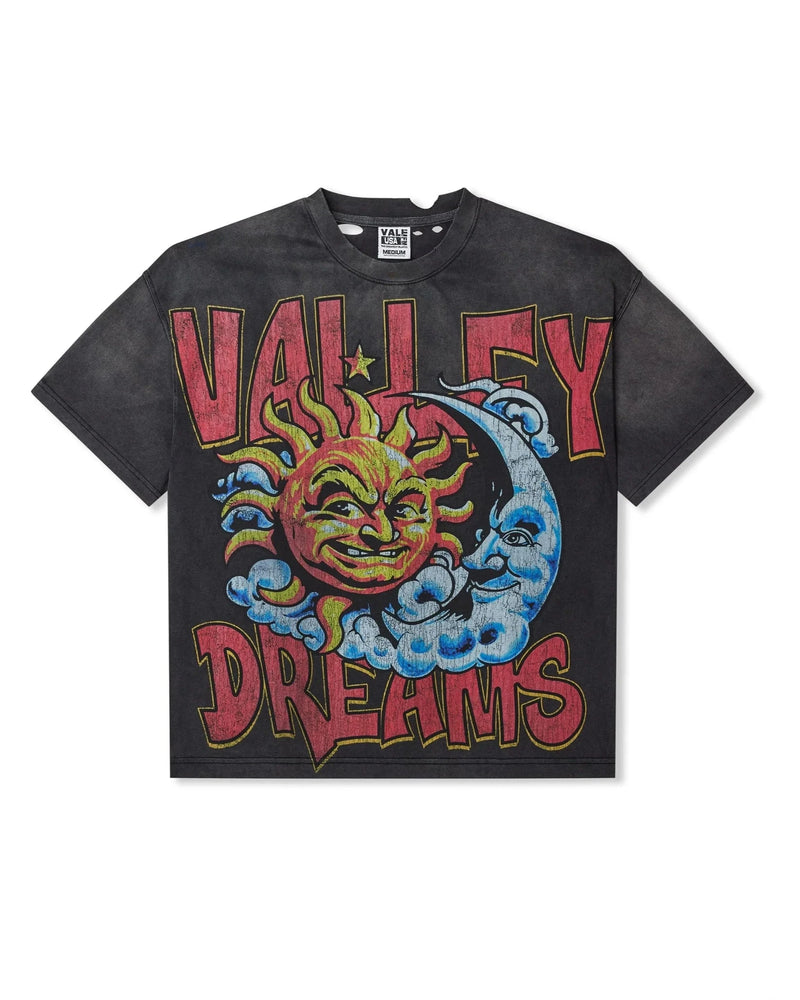 Vale Forever Thrashed Sun T-Shirt Black