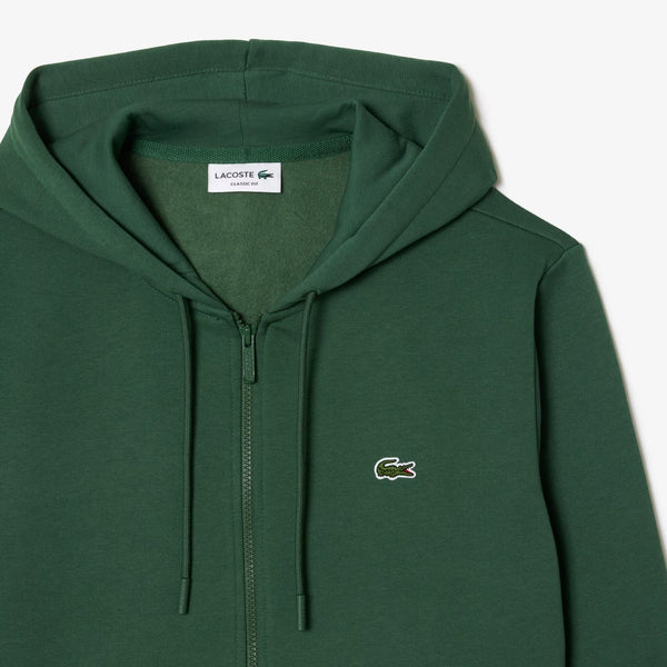Lacoste (Men’s green fleece zip hoodie)