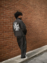 Mixed Emotion Nylon Classic Tracksuit Black