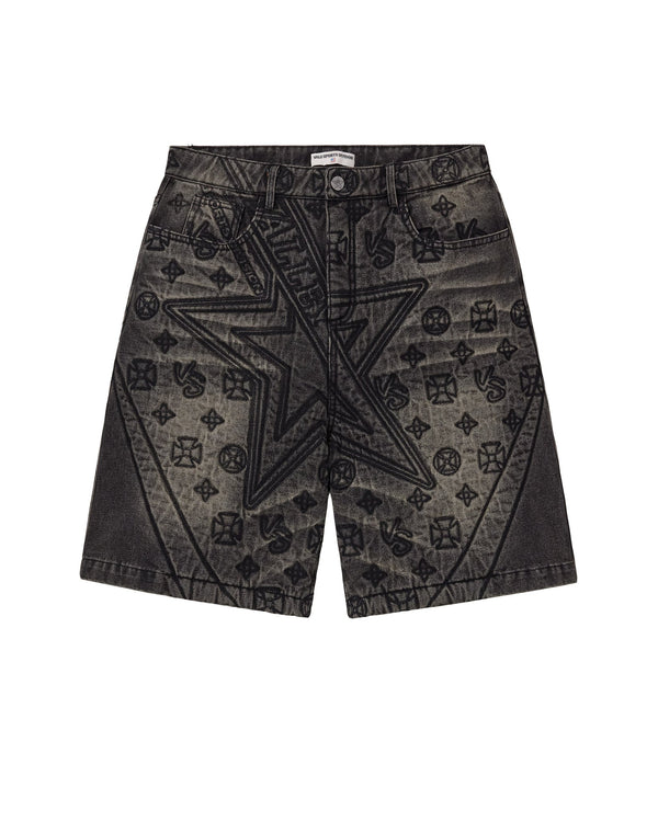 Vale Forever Black Spade Jorts