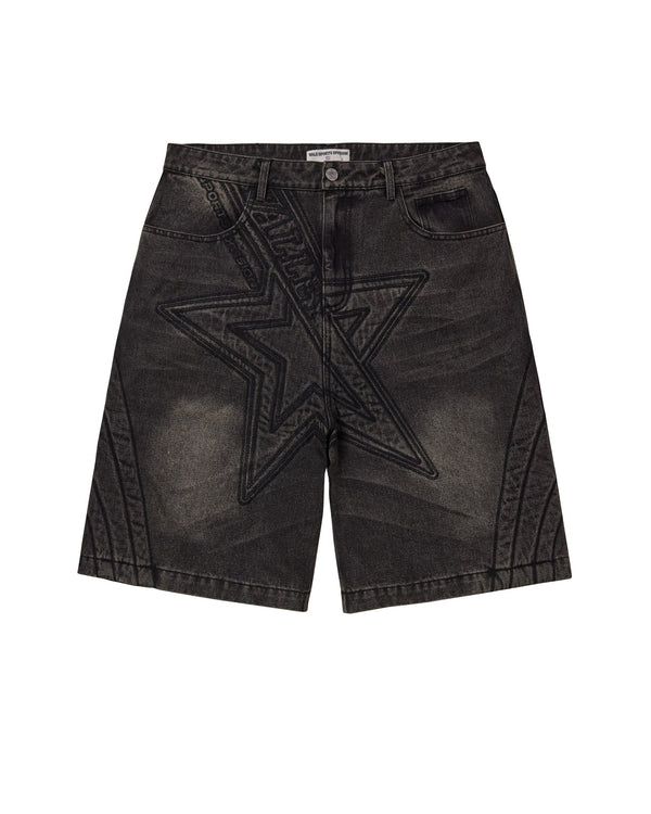 Vale Forever Black Motocroxxx Jorts