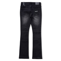 Kindred Men’s Rhinestone Stacked Jeans black