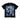 G west Men's Broken Angel Rhinestone Tee Black/Blue