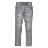 Premium disaster Men's ripped stretch jean basic grey