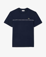 Lacoste Men's Logo Trim Short Set - Navy Blue