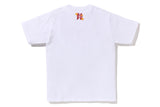 Japan Autumn Photo Ape Head Tee White