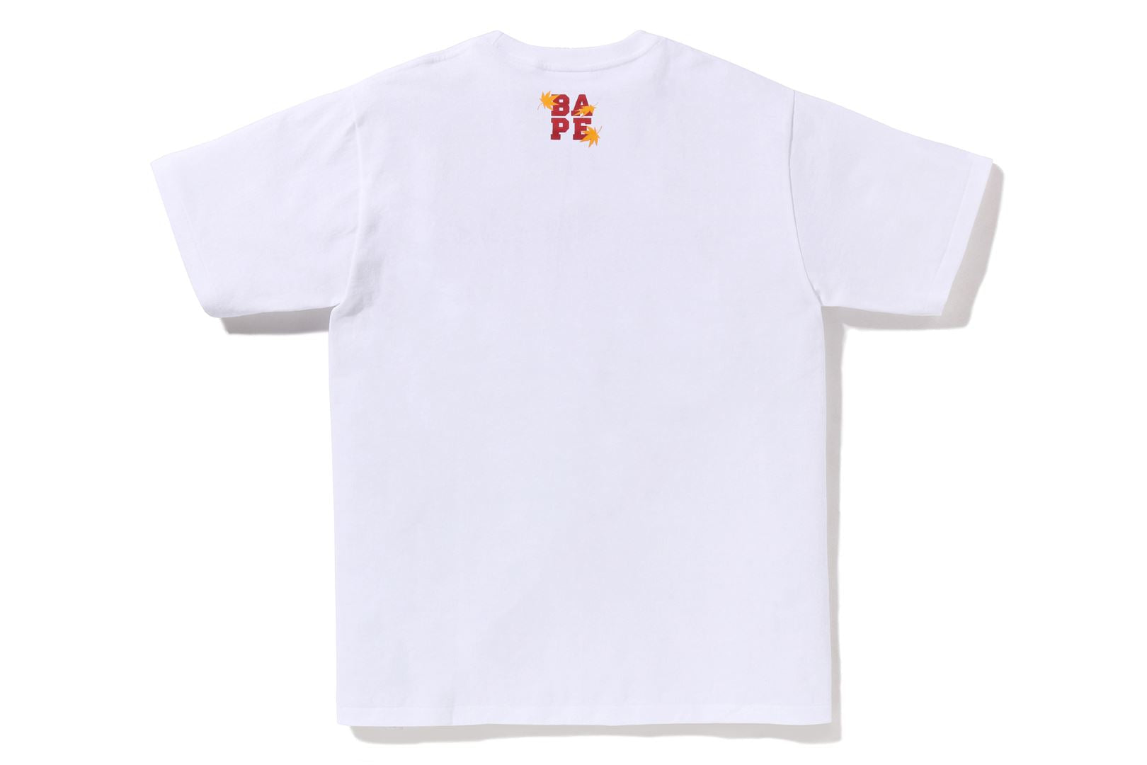 Japan Autumn Photo Ape Head Tee White