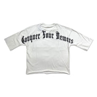 Focus Timeless Grim Reaper Cropped Tee - White