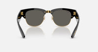 A$Ap Rocky X Ray-Ban Mega Clubmaster Black On Gold Frame Dark Grey Lenses