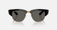 A$Ap Rocky X Ray-Ban Mega Clubmaster Black On Gold Frame Dark Grey Lenses