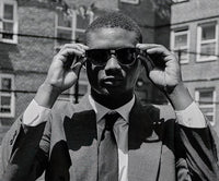 A$Ap Rocky X Ray-Ban Mega Clubmaster Black On Gold Frame Dark Grey Lenses