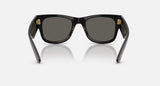 A$Ap Rocky X Ray-Ban Mega Wayfarer Polished Black Frame Dark Grey