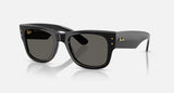 A$Ap Rocky X Ray-Ban Mega Wayfarer Polished Black Frame Dark Grey