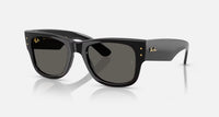 A$Ap Rocky X Ray-Ban Mega Wayfarer Polished Black Frame Dark Grey