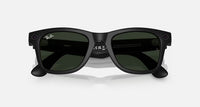 Ray-Ban Meta Wayfarer Gen 1 Sunglasses | Matte Black / Clear Graphite Green Transitions
