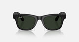 Ray-Ban Meta Wayfarer Gen 1 Sunglasses | Matte Black / Clear Graphite Green Transitions