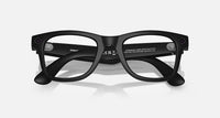 Ray-Ban Meta Wayfarer Gen 1 Sunglasses | Matte Black / Clear Graphite Green Transitions