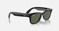 Ray-Ban Meta Wayfarer Gen 1 Sunglasses | Shiny Black / G-15 Green
