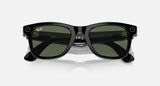 Ray-Ban Meta Wayfarer Gen 1 Sunglasses | Shiny Black / G-15 Green