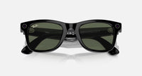 Ray-Ban Meta Wayfarer Gen 1 Sunglasses | Shiny Black / G-15 Green