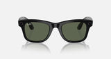 Ray-Ban Meta Wayfarer Gen 1 Sunglasses | Shiny Black / G-15 Green