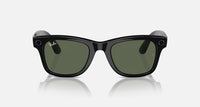 Ray-Ban Meta Wayfarer Gen 1 Sunglasses | Shiny Black / G-15 Green