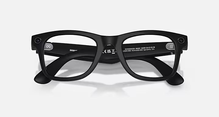 Ray-Ban Meta Wayfarer Gen 2 Sunglasses | Matte Black / Clear