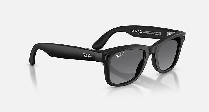 Ray-Ban Meta Wayfarer Gen 2 Sunglasses | Matte Black / Polar Gradient Graphite