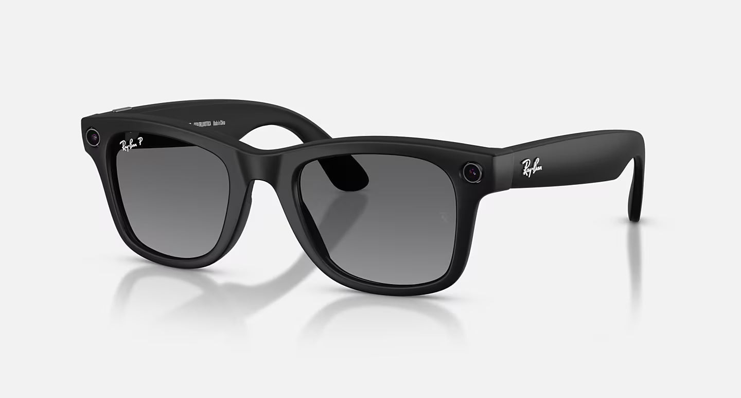 Ray-Ban Meta Wayfarer Gen 2 Sunglasses | Matte Black / Polar Gradient Graphite