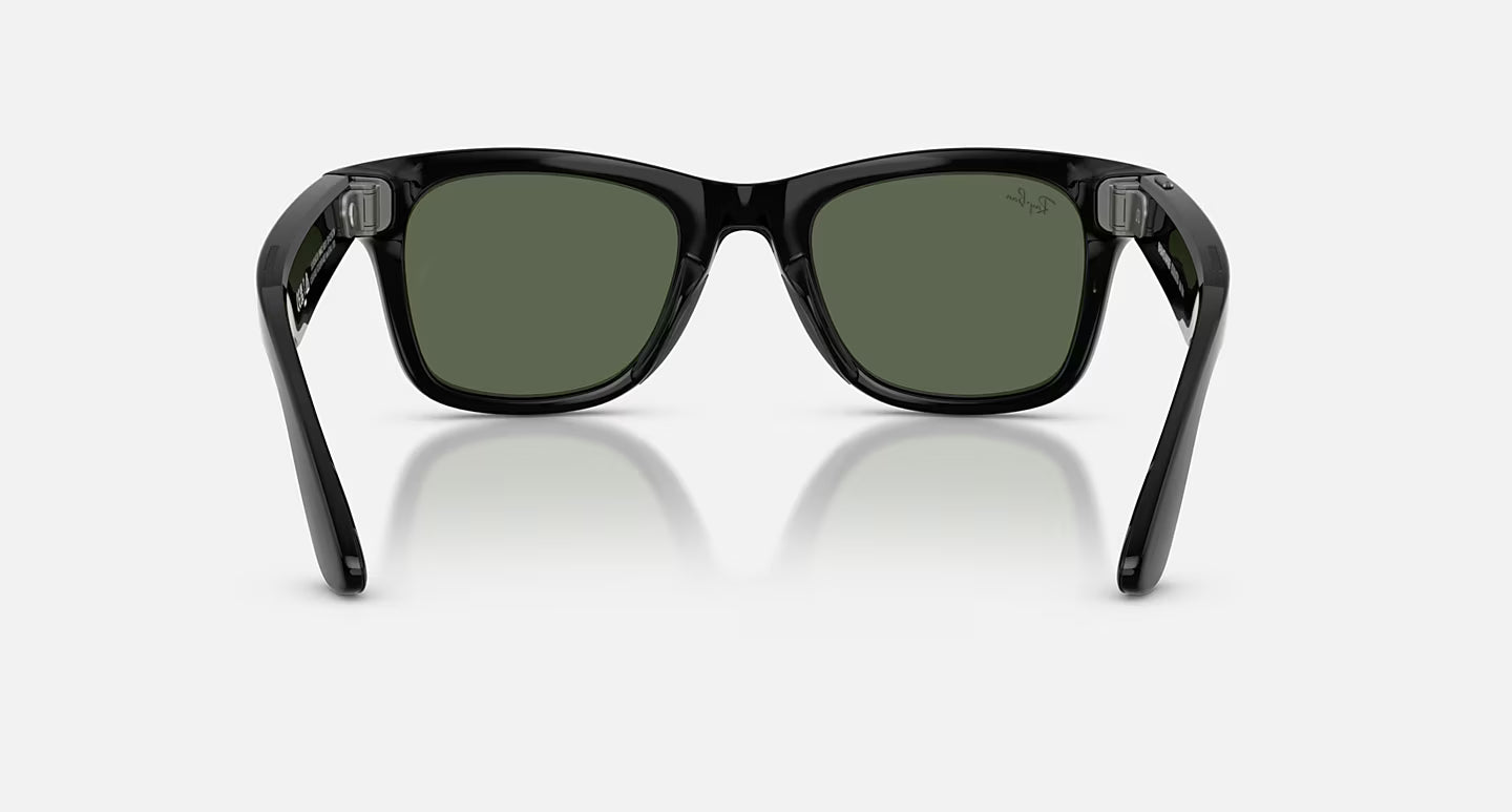 Ray-Ban Meta Wayfarer Gen 2 Sunglasses | Shiny Black / G-15 Green