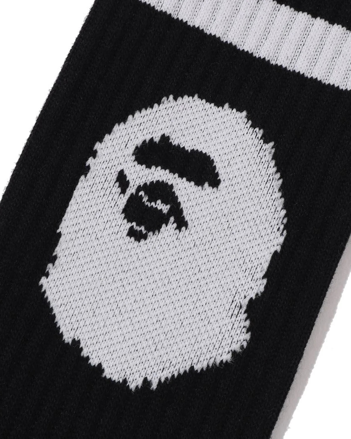 Bape Ape Head Line Socks Black